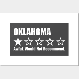 Oklahoma One Star Review Posters and Art